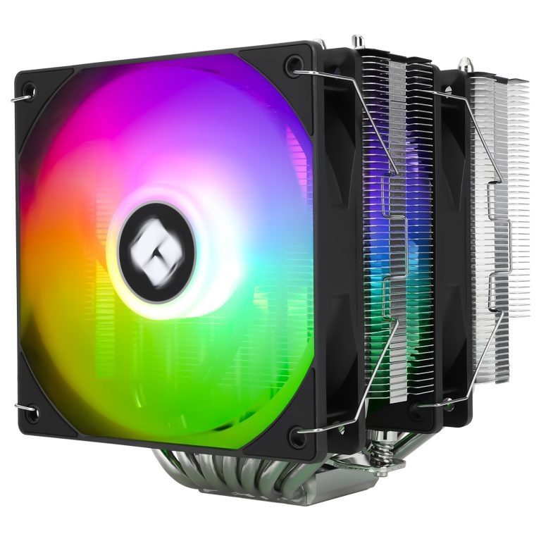 Кулер Thermalright Phantom Spirit 120 SE ARGB Soc-AM5/AM4/1151/1200/1700 черный 4-pin 25.6dB Al+Cu 7