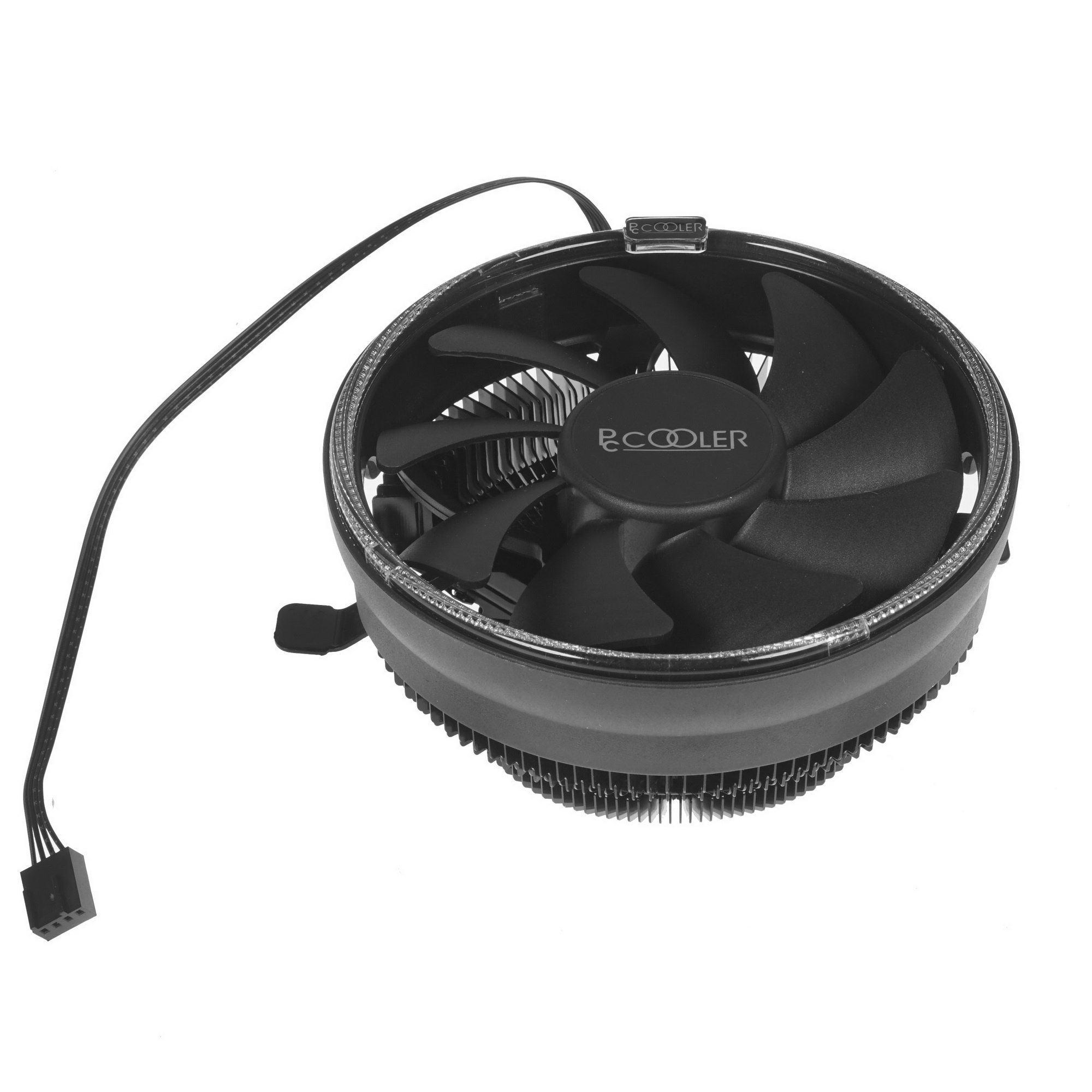 Кулер для процессора PCCooler E126M B (92W, 4-pin PWM, 70mm, Al/Cu, -mm, Blue LED, 1x120mm, 56CFM, 2