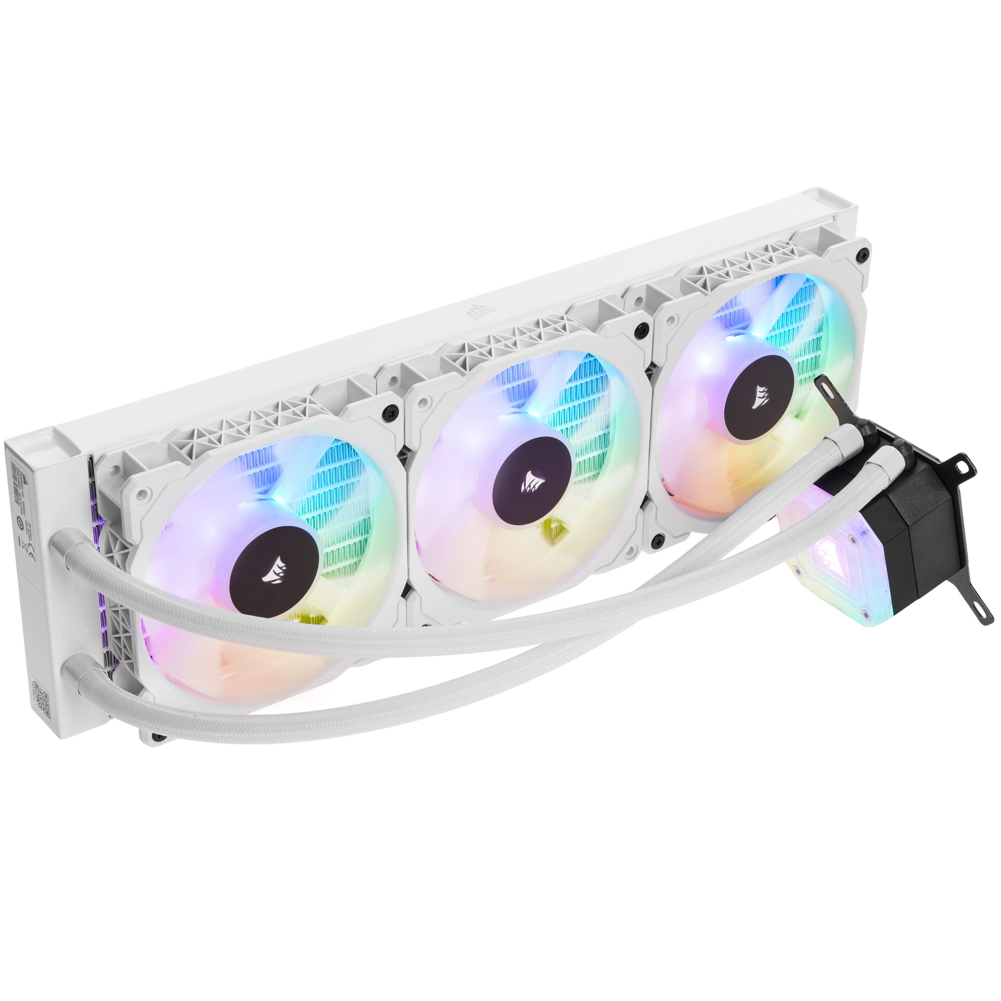 Система жидкостного охлаждения Water Cooling System Corsair iCUE H150i ELITE CAPELLIX XT (360mm, Whi