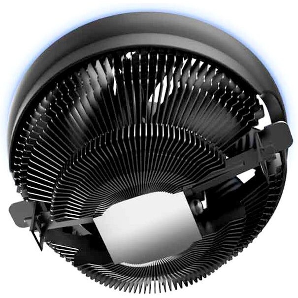 Кулер Deepcool GAMMAXX 400 BLUE BASIC серебристый 120мм алюминий+медь 1500rpm 30db 4-pin 130W 154мм