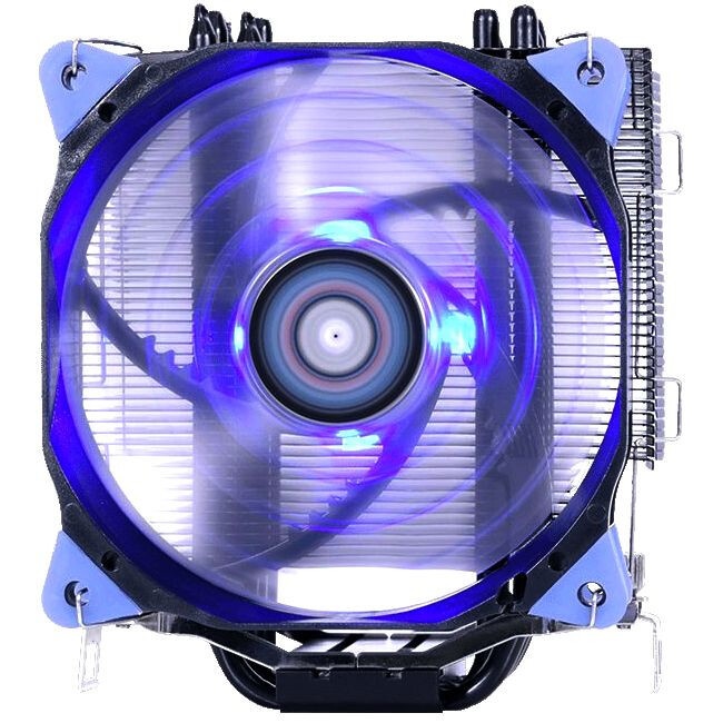 Кулер Deepcool GAMMAXX 400 BLUE BASIC серебристый 120мм алюминий+медь 1500rpm 30db 4-pin 130W 154мм