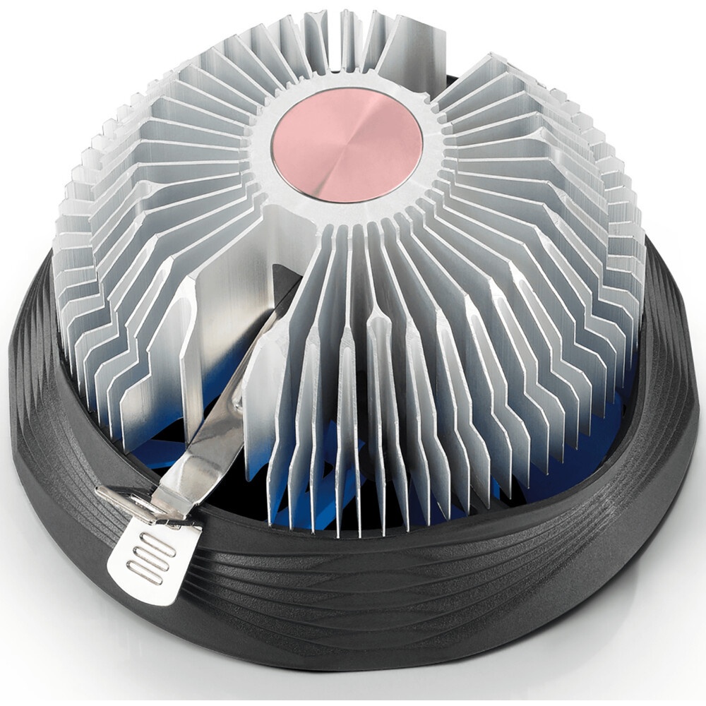 Кулер Deepcool GAMMAXX 400 BLUE BASIC серебристый 120мм алюминий+медь 1500rpm 30db 4-pin 130W 154мм