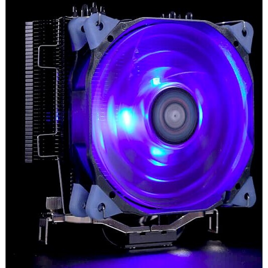 Кулер Deepcool GAMMAXX 400 BLUE BASIC серебристый 120мм алюминий+медь 1500rpm 30db 4-pin 130W 154мм