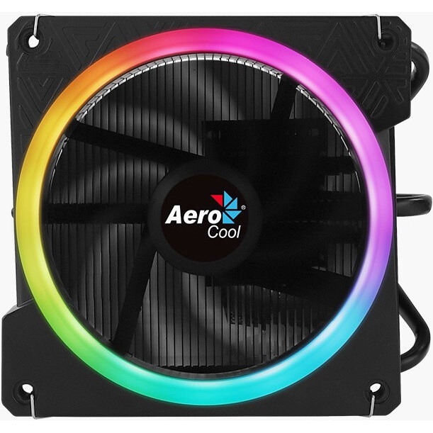 Кулер для процессора AeroCool / Formula Cylon 3H черный, 120 мм, алюминий, 1800 об/мин, 24.3 дБ, 4 p