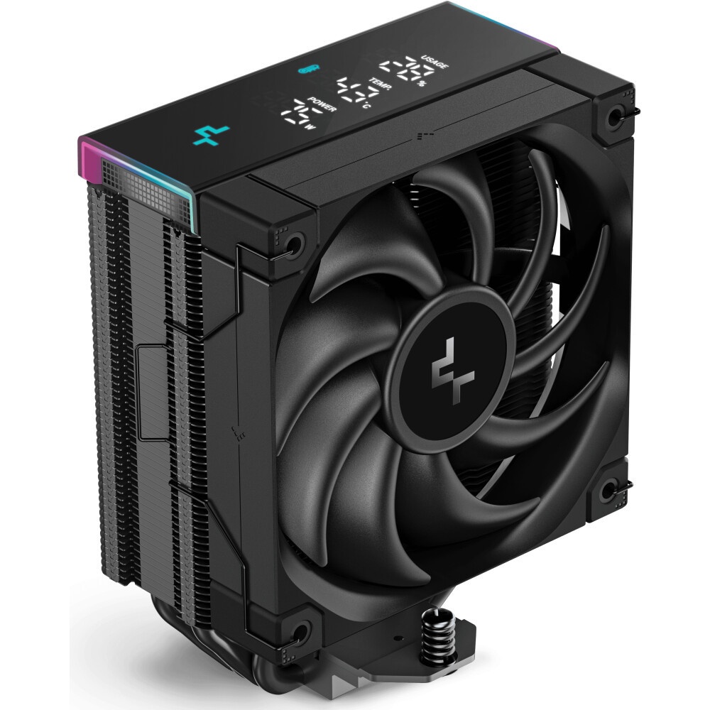 Кулер Deepcool AK400 Digital Pro ARGB черный 120мм алюминий+медь 1750rpm 25db 4-pin 220W 159мм