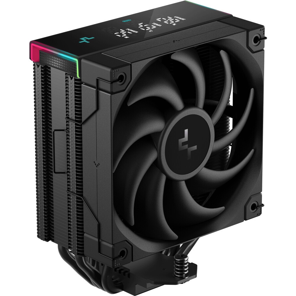Кулер Deepcool AK400 Digital Pro ARGB черный 120мм алюминий+медь 1750rpm 25db 4-pin 220W 159мм