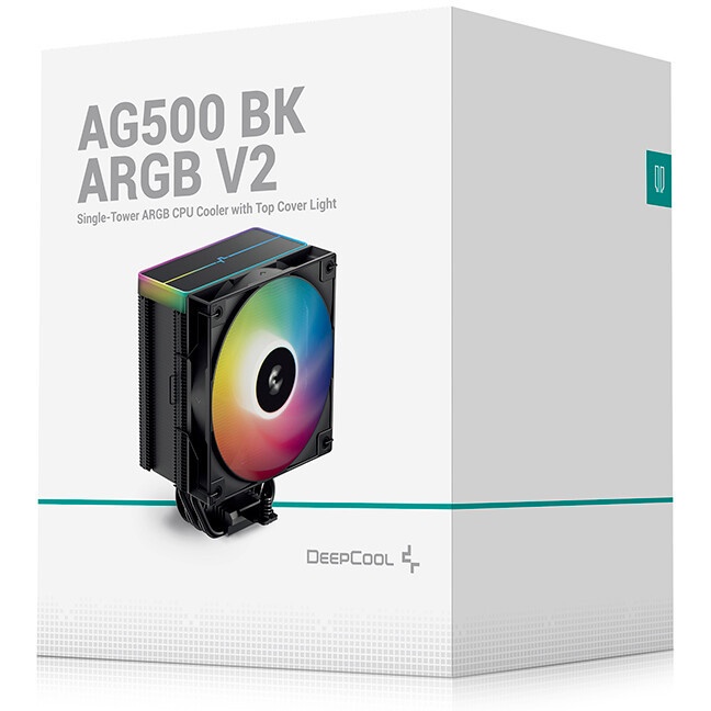 Кулер Deepcool AK400 Digital Pro ARGB черный 120мм алюминий+медь 1750rpm 25db 4-pin 220W 159мм