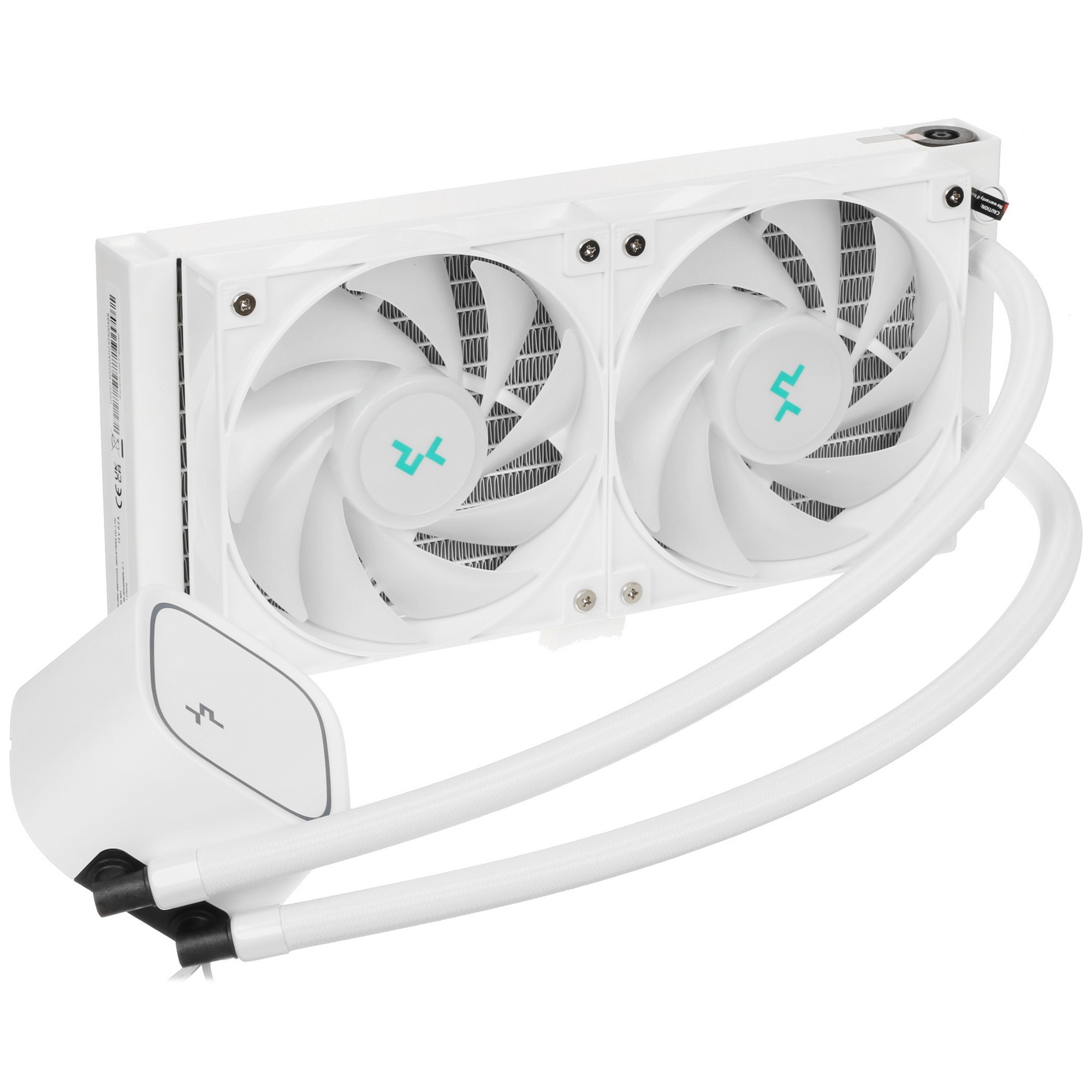 Кулер для процессора Deepcool LE520 WH белый 120мм алюминий+медь 2250rpm 33db 4-pin 180Вт