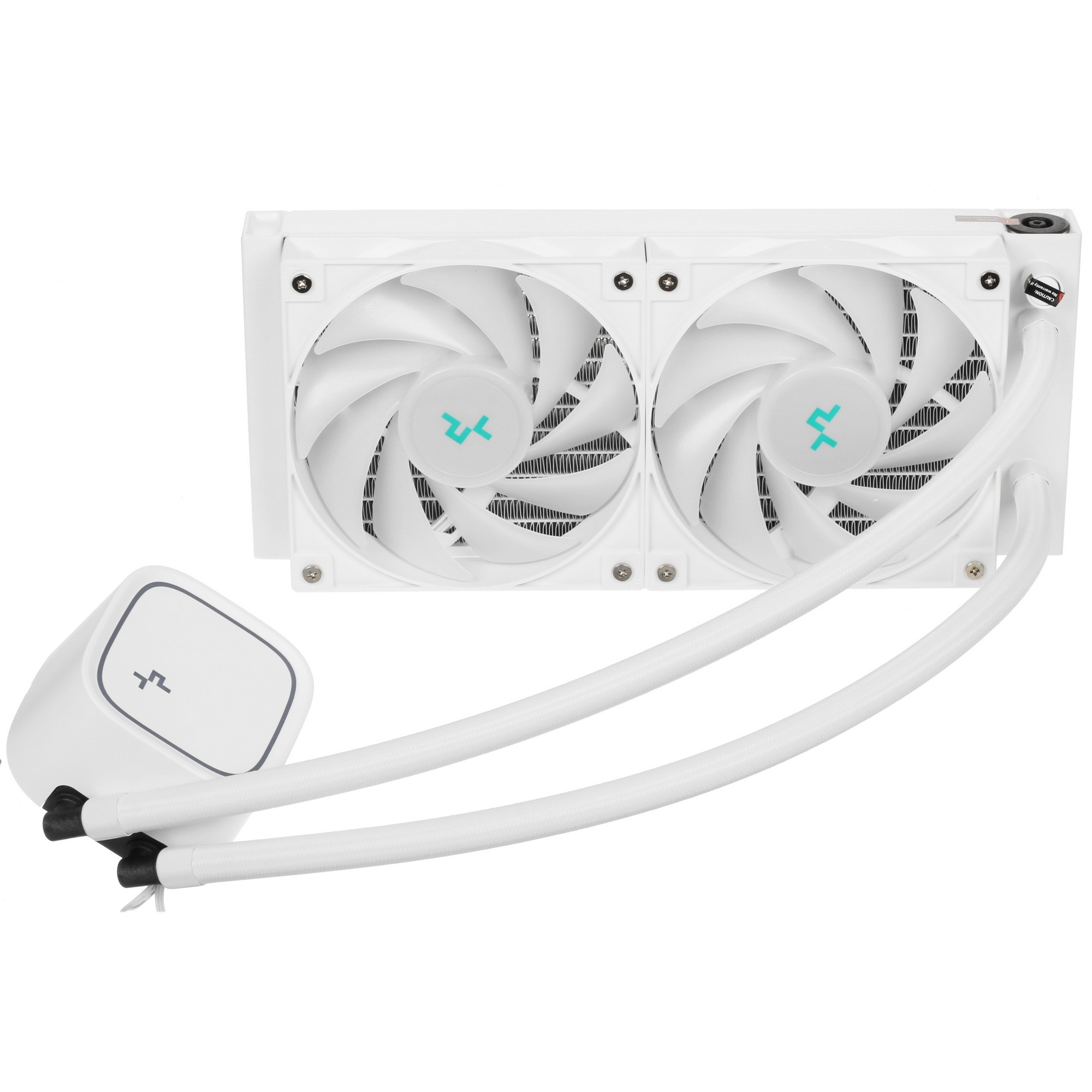 Кулер для процессора Deepcool LE520 WH белый 120мм алюминий+медь 2250rpm 33db 4-pin 180Вт
