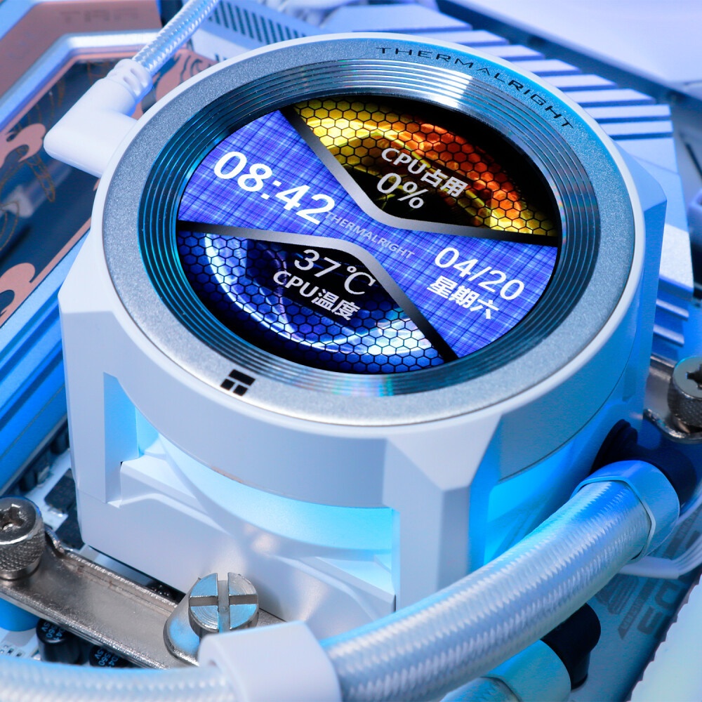 Система водяного охлаждения Thermalright Core Vision 360 ARGB Soc-AM5/AM4/1200/1700/1851 белый 4-pin