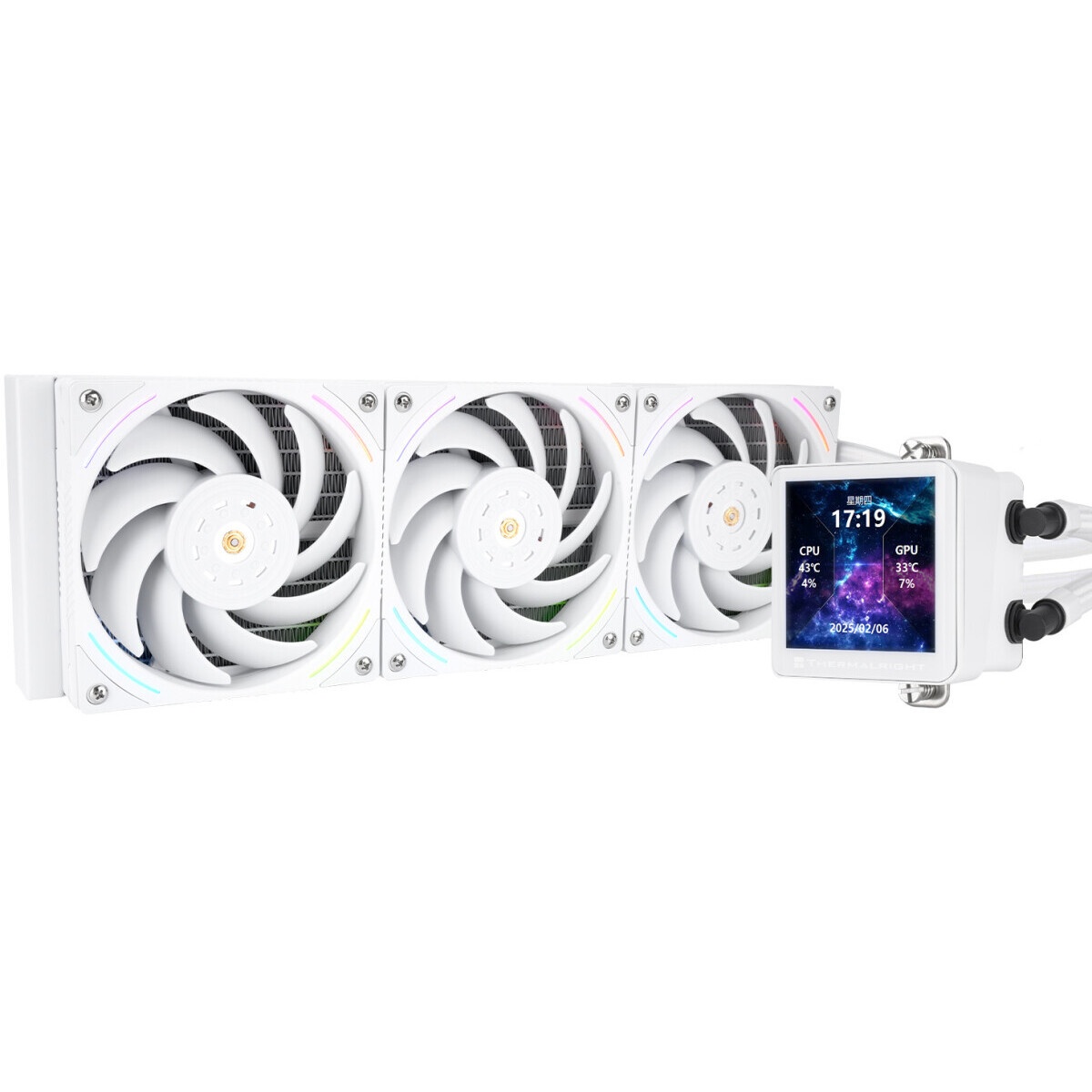 Система водяного охлаждения Thermalright Core Vision 360 ARGB Soc-AM5/AM4/1200/1700/1851 белый 4-pin