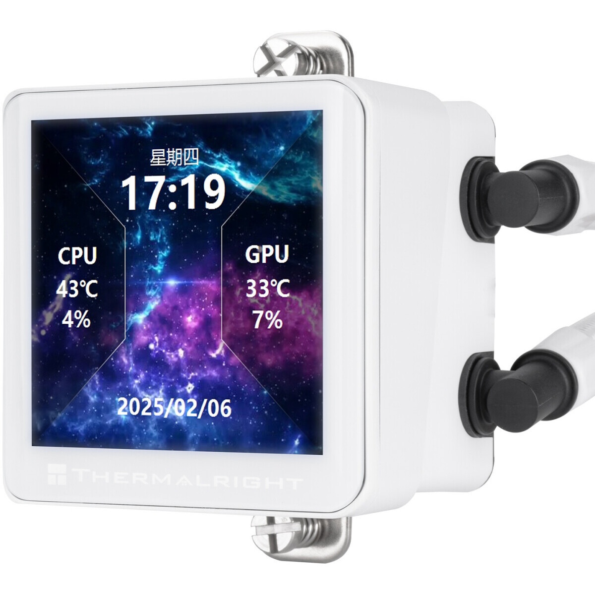 Система водяного охлаждения Thermalright Core Vision 360 ARGB Soc-AM5/AM4/1200/1700/1851 белый 4-pin