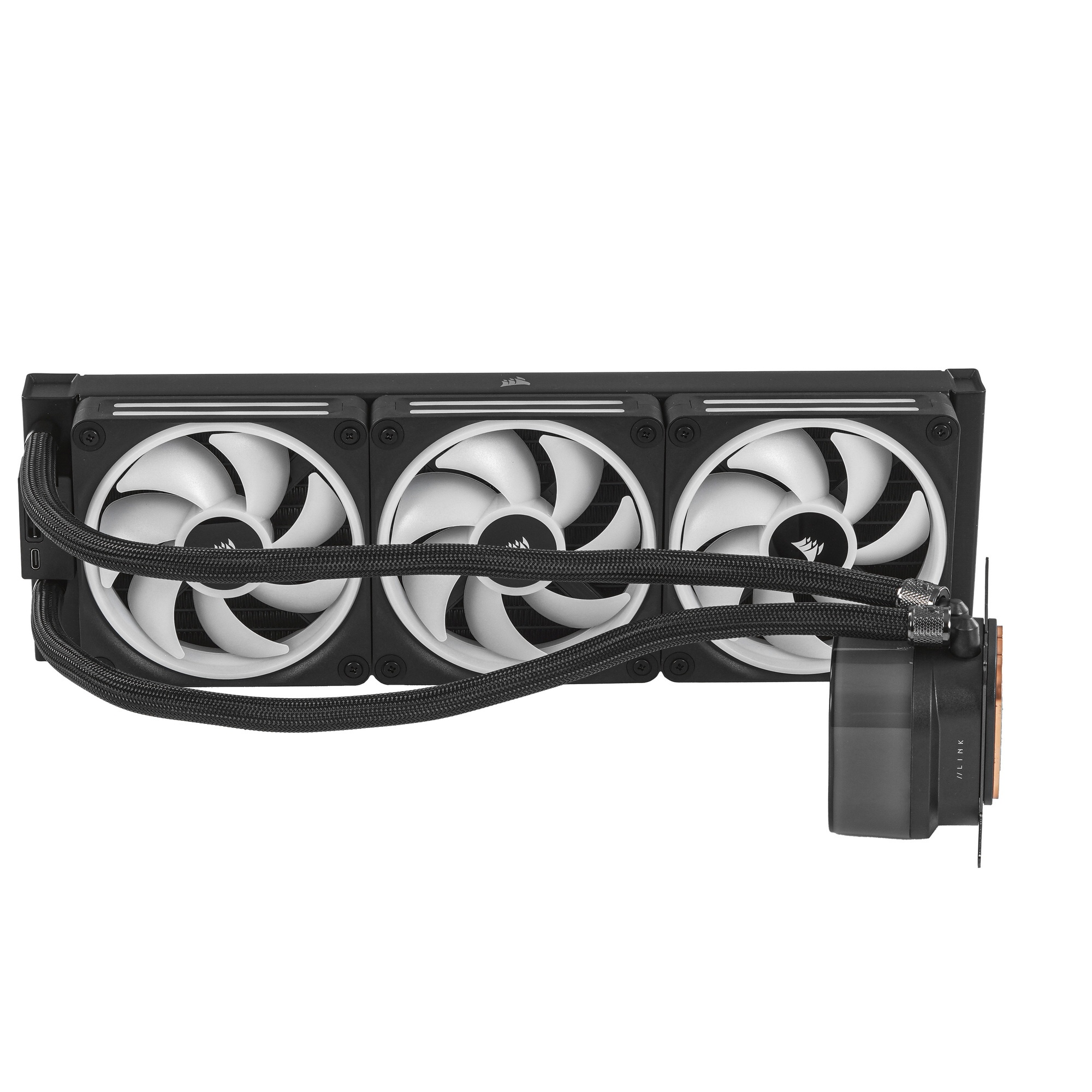 Система жидкостного охлаждения Corsair iCUE LINK H150i RGB (360mm, Black, RGB/ Fans: 3x120mm, 63.1CF