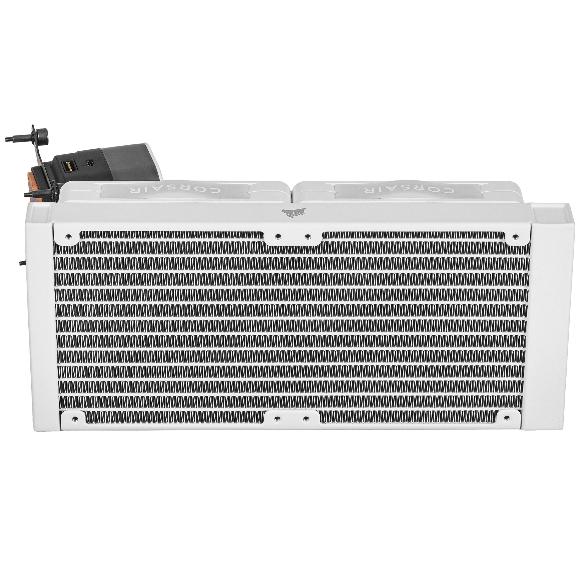 Система жидкостного охлаждения Corsair iCUE LINK TITAN 240 RX RGB (240mm, White, RGB/ Fans: 2x120mm,