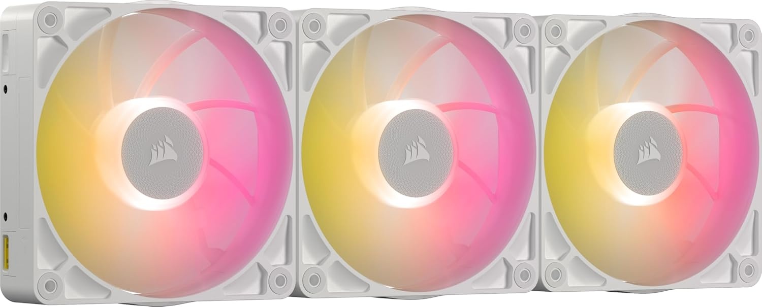Кулер для корпуса Corsair iCUE LINK RX120 MAX RGB (120x120x30mm, 4-pin PWM, RGB, 71.3CFM, 29.5dBA, 2
