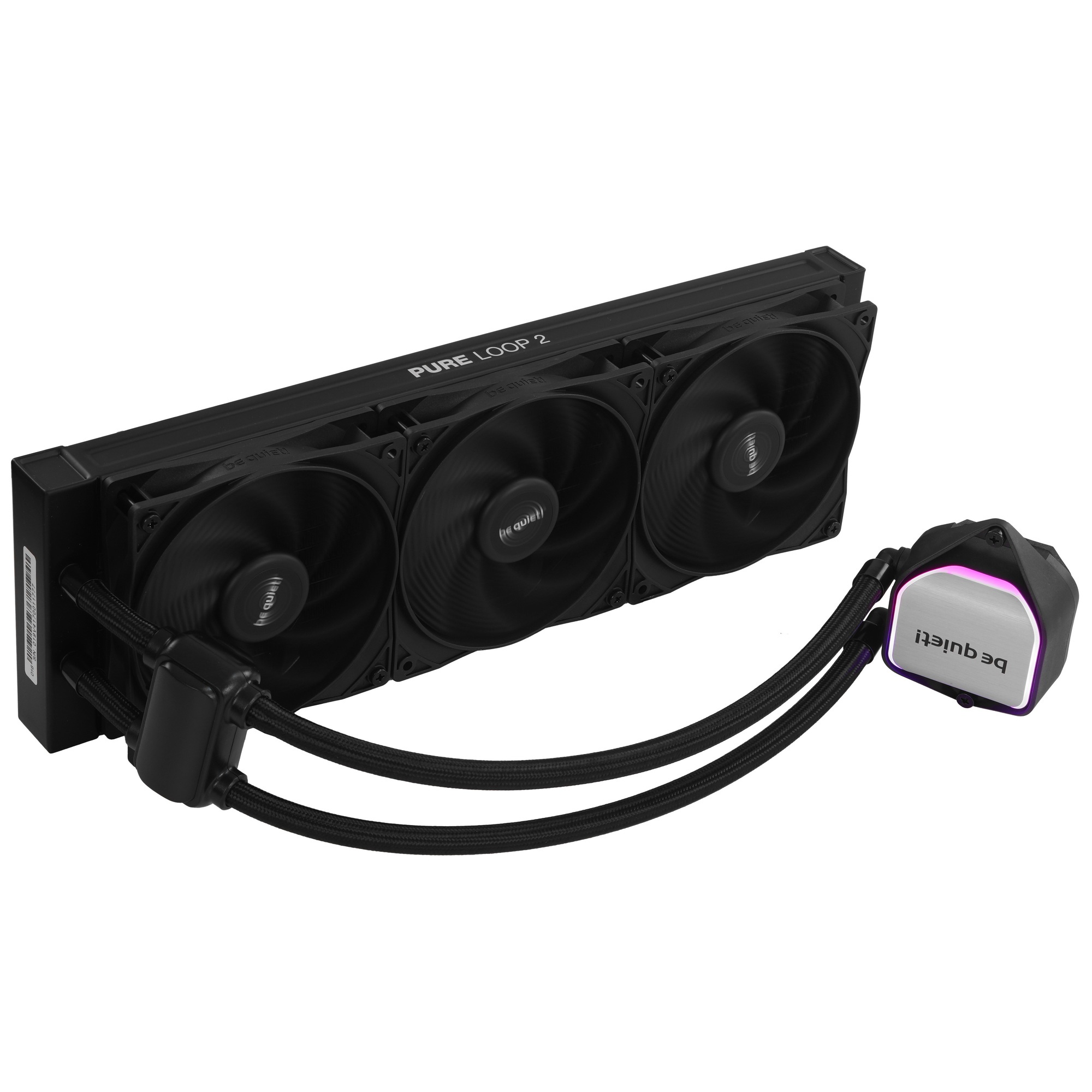 Водяное охлаждение для процессора be quiet! PURE LOOP 2 360mm (280W, 360mm, Black, ARGB Pump/ Fans: