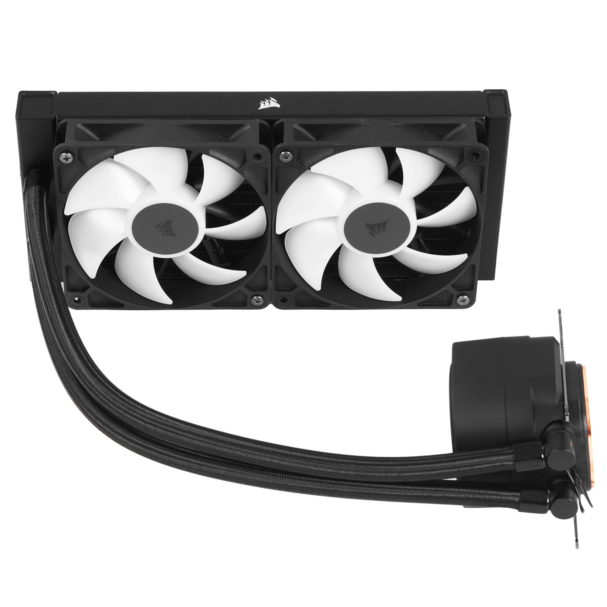 Система жидкостного охлаждения Corsair NAUTILUS 240 ARGB (240mm, Black, ARGB/ Fans: 2x120mm, 74.37CF