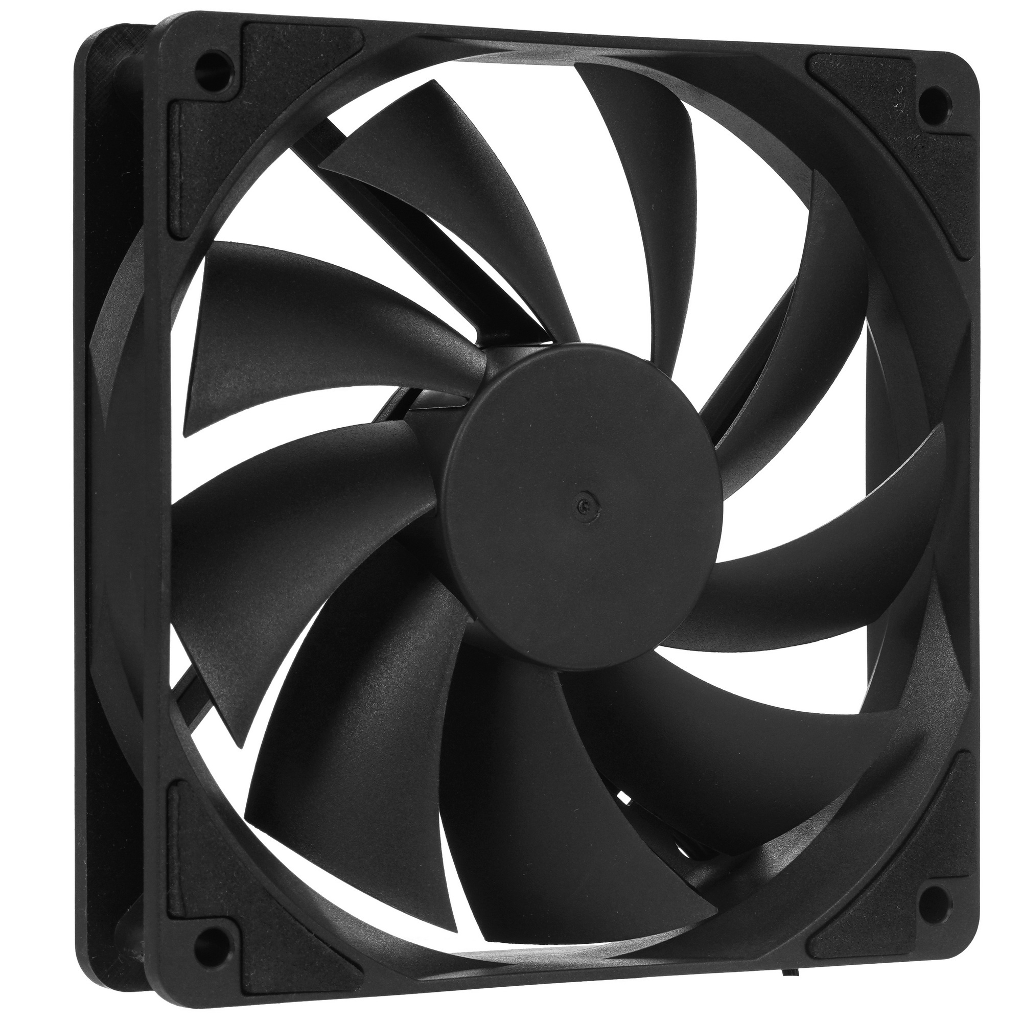 Вентилятор для корпуса Digma DFAN-120-9 черный, 120 мм, 1200 об/мин, 23 дБ, 4 pin