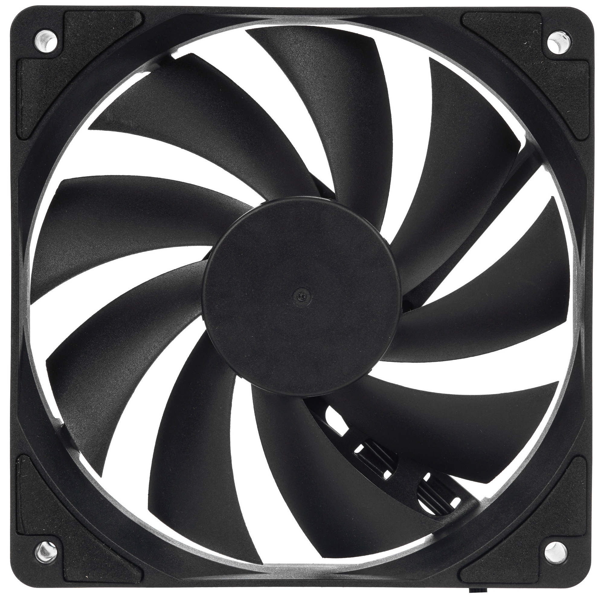 Вентилятор для корпуса Digma DFAN-120-9 черный, 120 мм, 1200 об/мин, 23 дБ, 4 pin