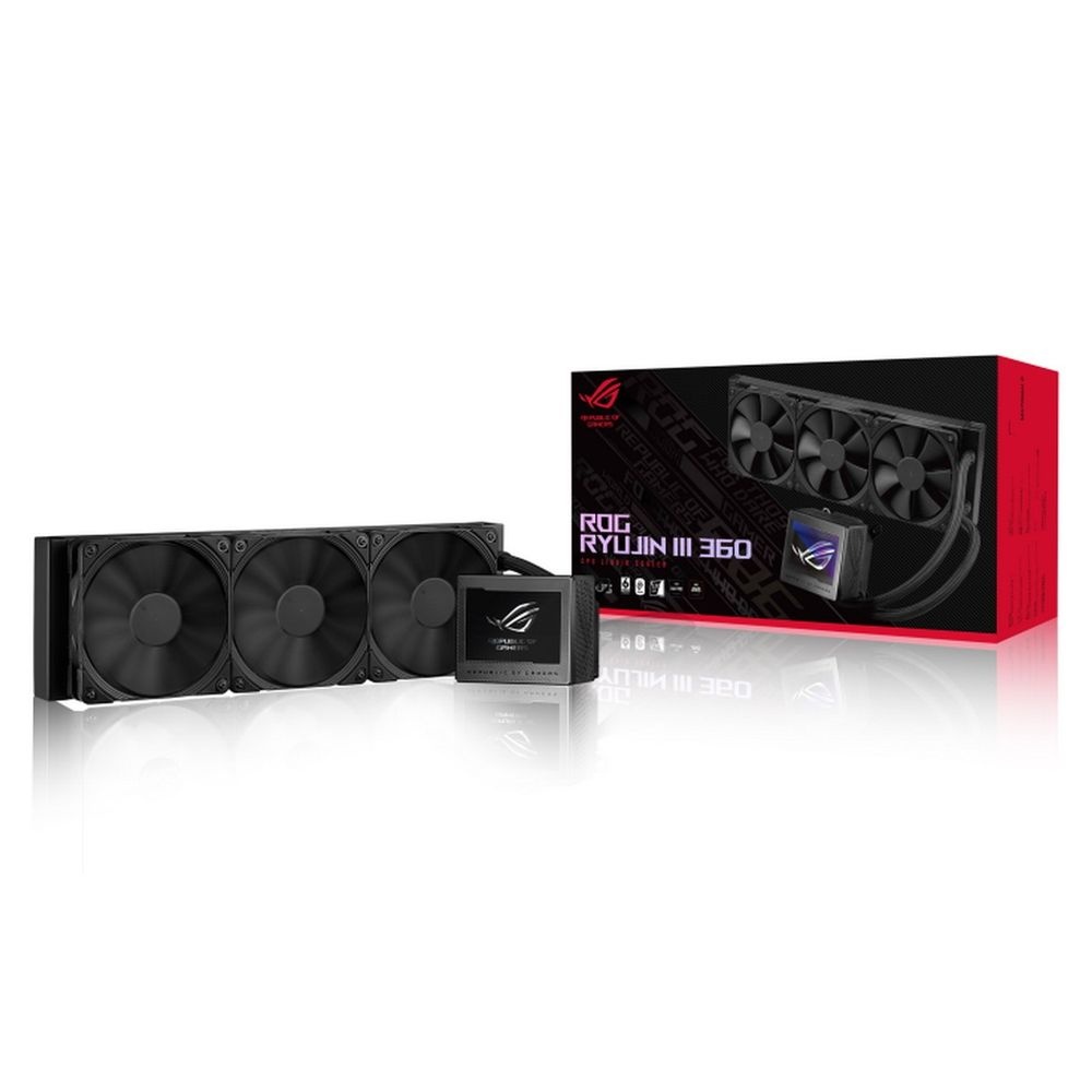 Жидкостная система охлаждения ASUS ROG RYUJIN III 360 90RC00L0-M0UAY0 черный 120мм алюминий+медь 200