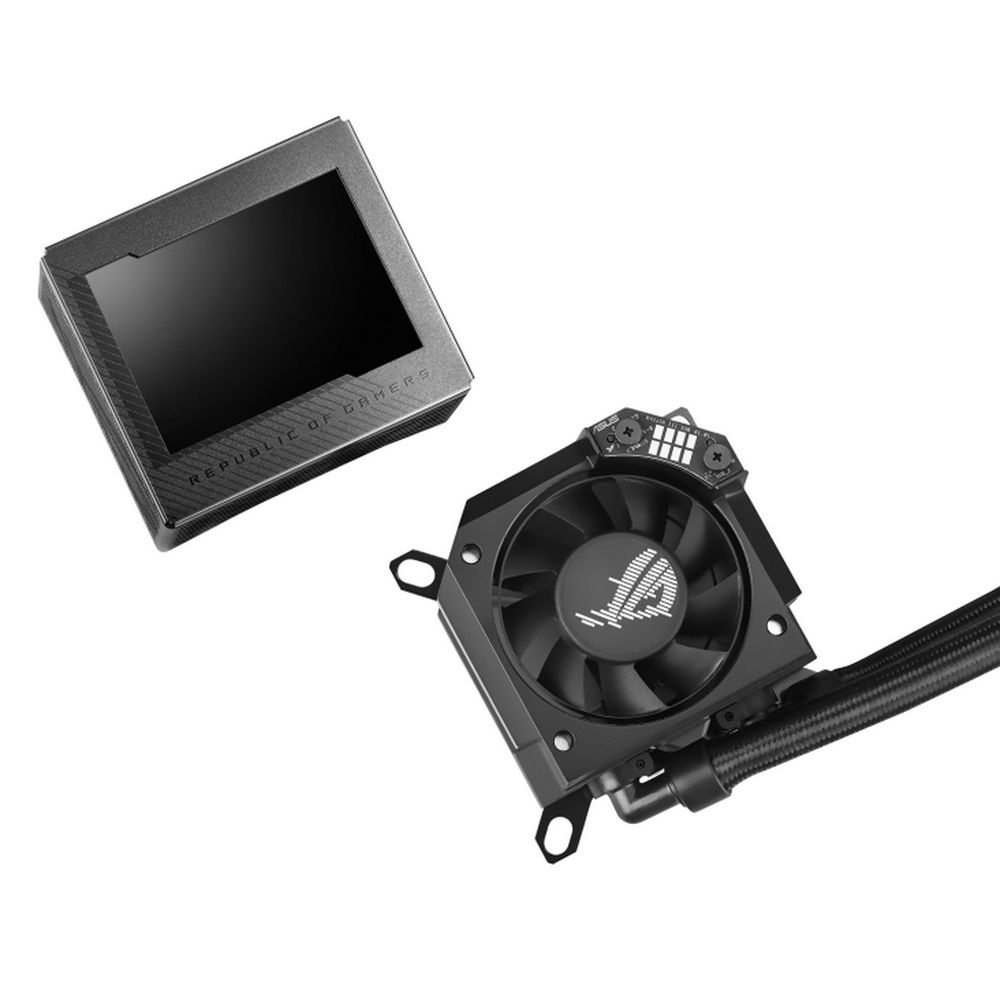 Жидкостная система охлаждения ASUS ROG RYUJIN III 360 90RC00L0-M0UAY0 черный 120мм алюминий+медь 200
