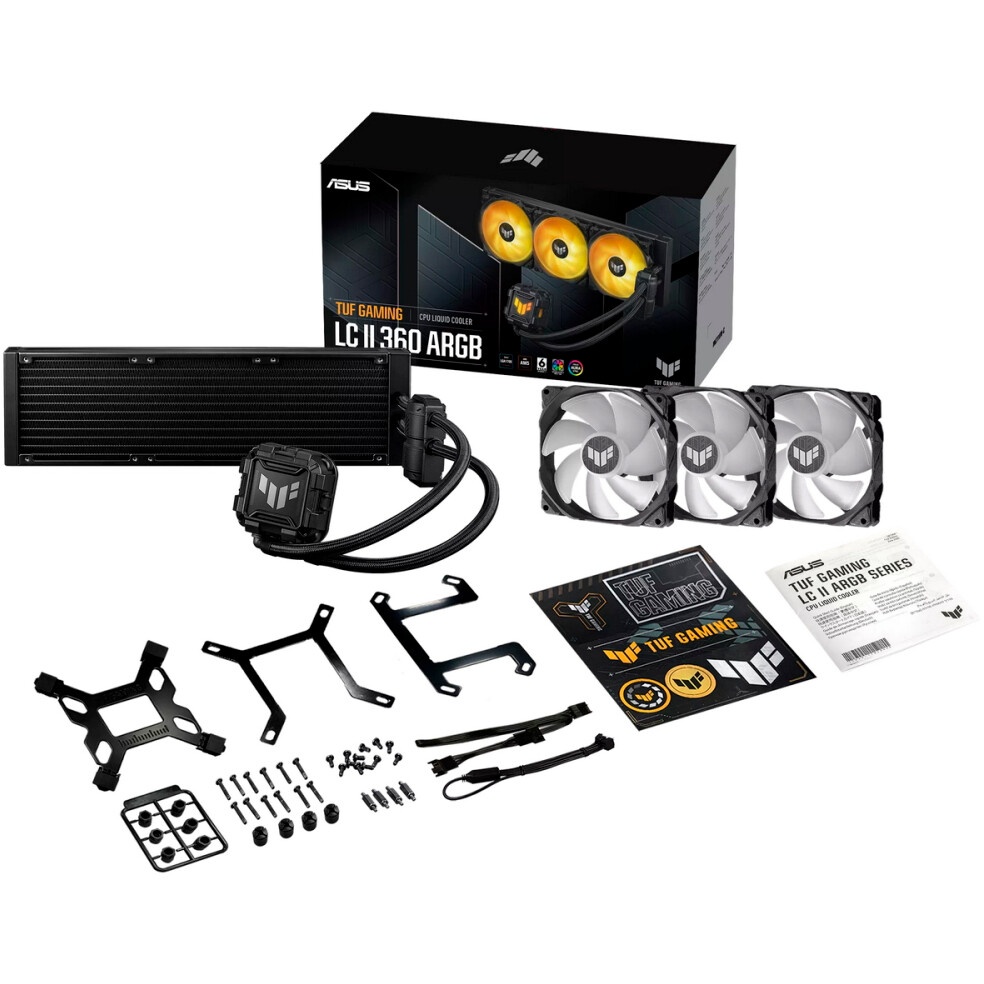 Жидкостная система охлаждения ASUS TUF GAMING LC II 360 ARGB/AIO COOLER,TUF GAMING FAN,AURA 90RC00M1
