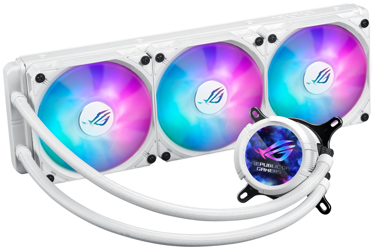 Жидкостная система охлаждения ASUS ROG STRIX LC III 360 ARGB LCD WHT