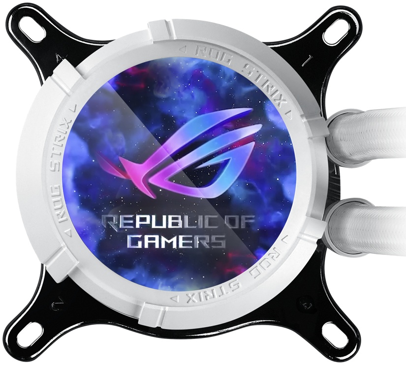 Жидкостная система охлаждения ASUS ROG STRIX LC III 360 ARGB LCD WHT