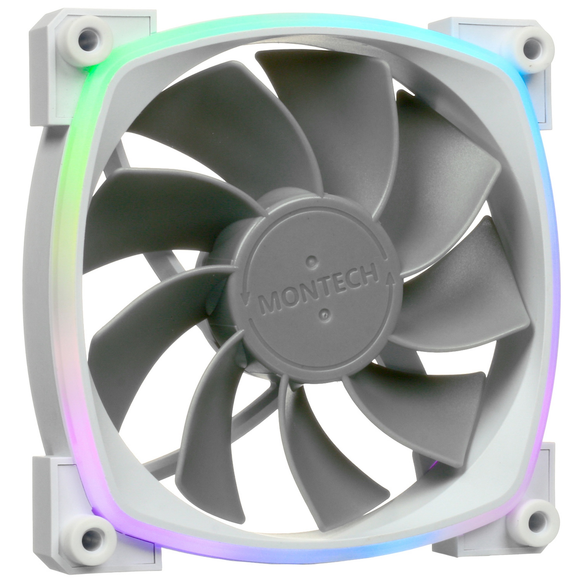 Вентилятор для корпуса MONTECH RX120 PWM белый, 120 мм, 1600 об/мин, 27 дБ, 4 pin