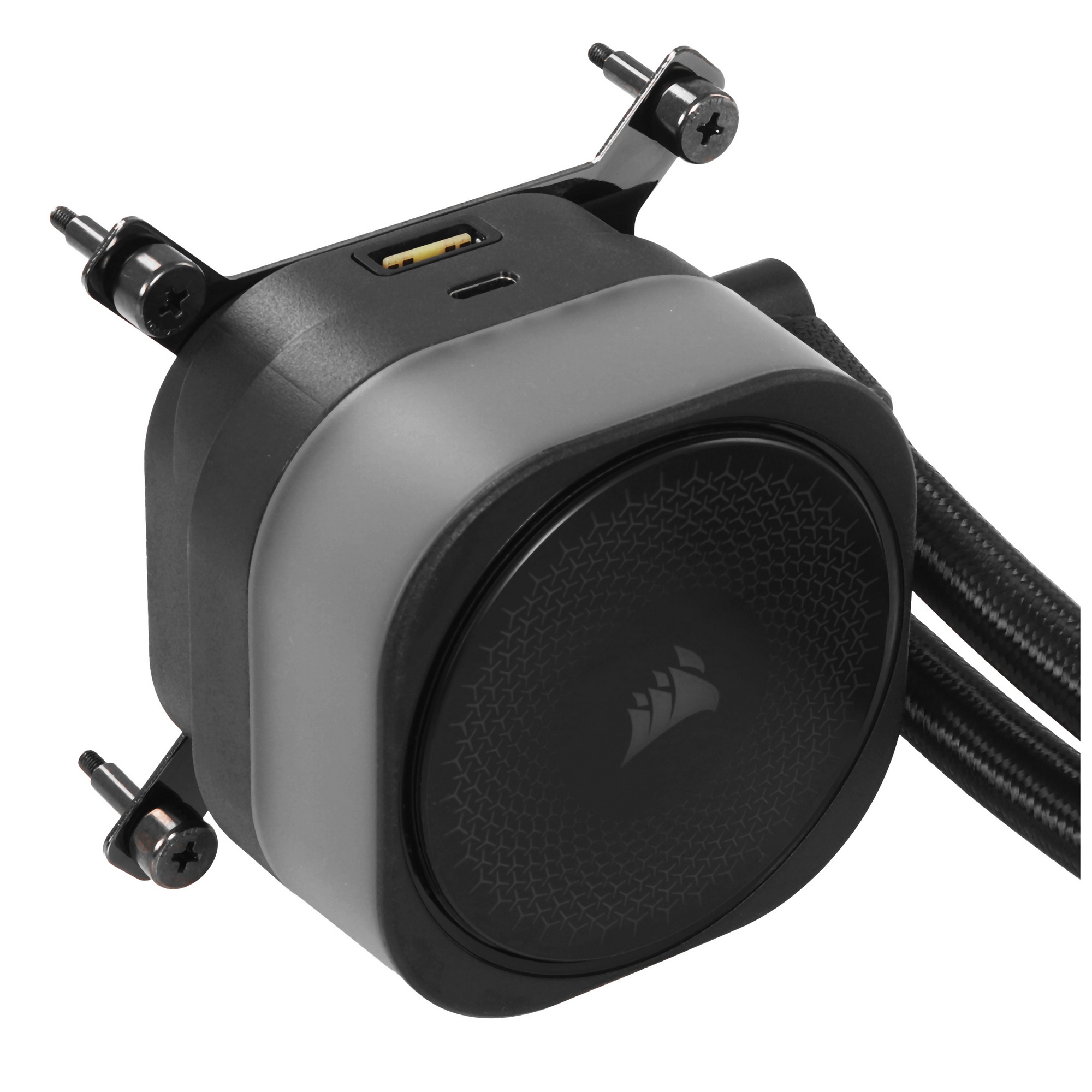 Система жидкостного охлаждения Corsair iCUE LINK TITAN 240 RX RGB (240mm, Black, RGB/ Fans: 2x120mm,