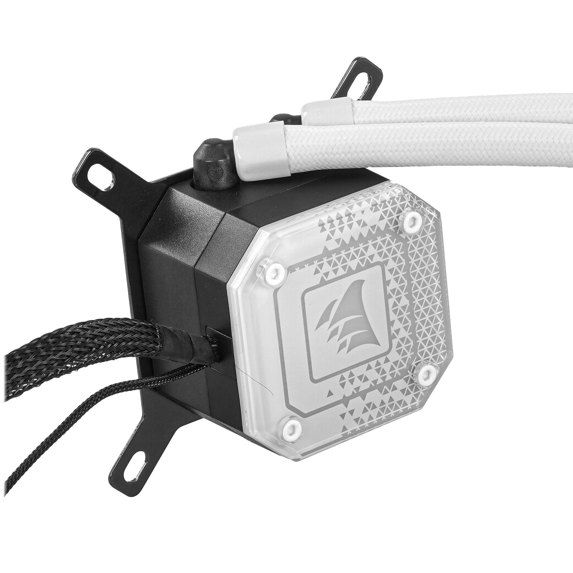 Система жидкостного охлаждения Corsair iCUE H100i ELITE CAPELLIX XT (240mm, White, RGB/ Fans: 2x120m