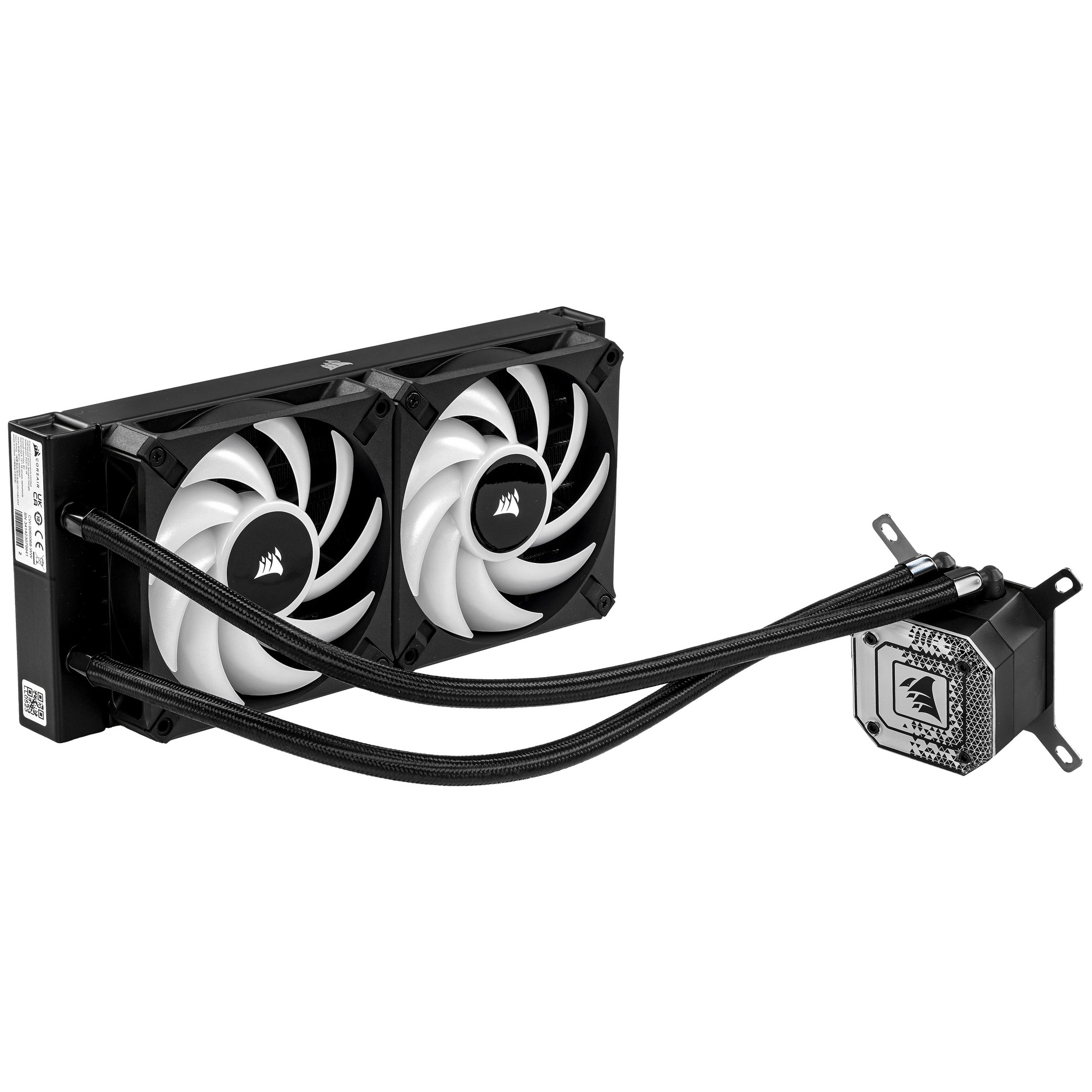 Система жидкостного охлаждения Corsair iCUE H100i ELITE CAPELLIX XT (240mm, Black, RGB/ Fans: 2x120m