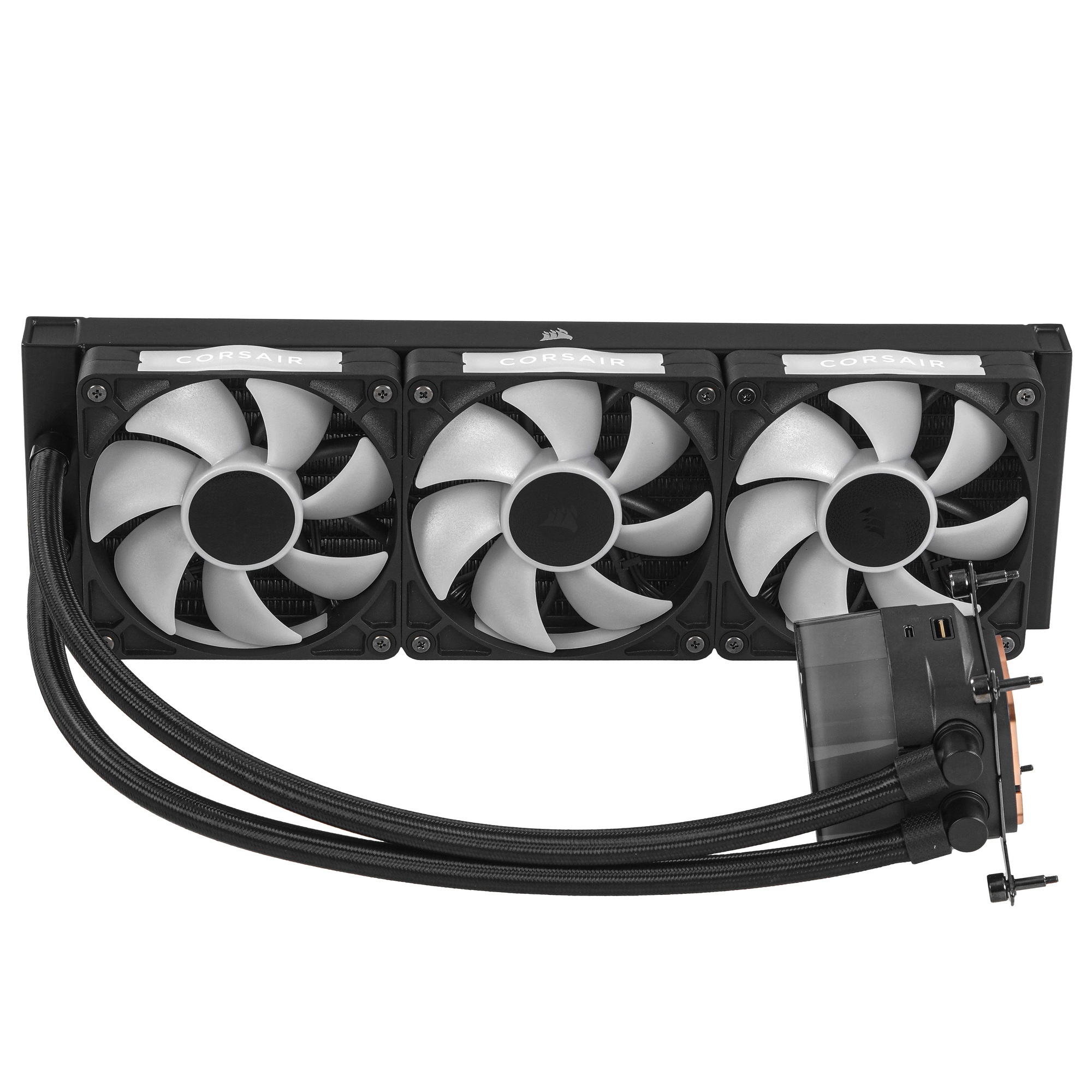 Система жидкостного охлаждения Corsair iCUE LINK TITAN 360 RX LCD (360mm, Black, RGB/ Fans: 3x120mm,