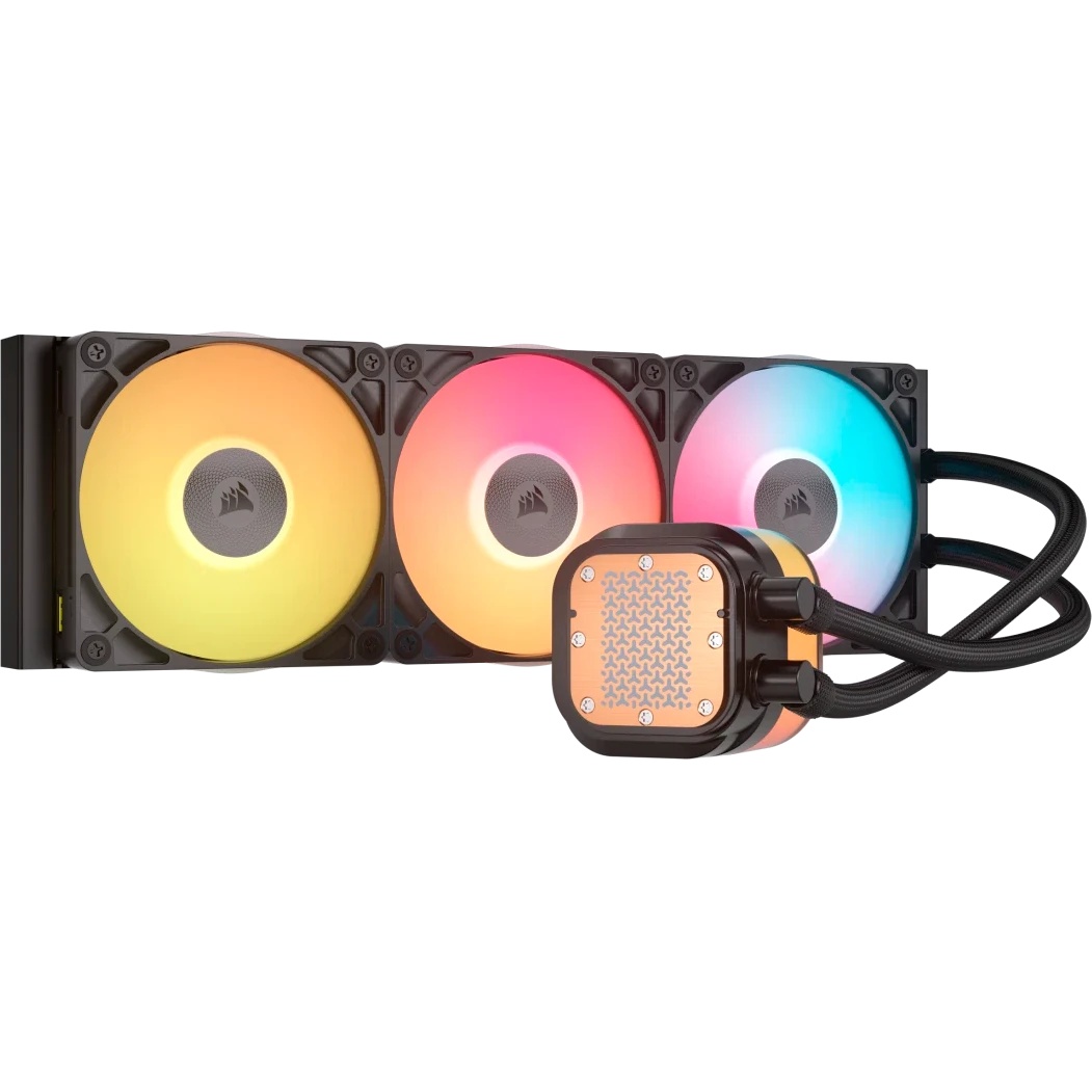 Система жидкостного охлаждения Corsair iCUE LINK TITAN 360 RX LCD (360mm, Black, RGB/ Fans: 3x120mm,