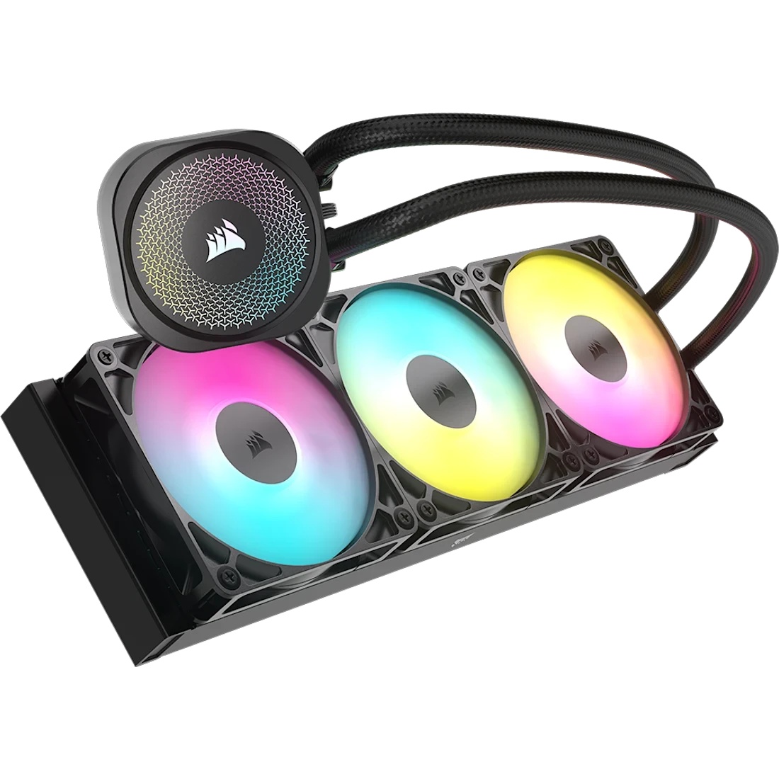 Система жидкостного охлаждения Corsair NAUTILUS 360 ARGB (360mm, Black, ARGB/ Fans: 3x120mm, 72.8CFM
