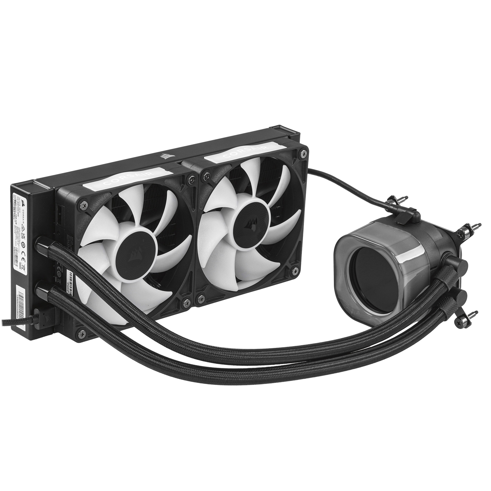 Система жидкостного охлаждения Corsair iCUE LINK TITAN 240 RX LCD (240mm, Black, RGB/ Fans: 2x120mm,