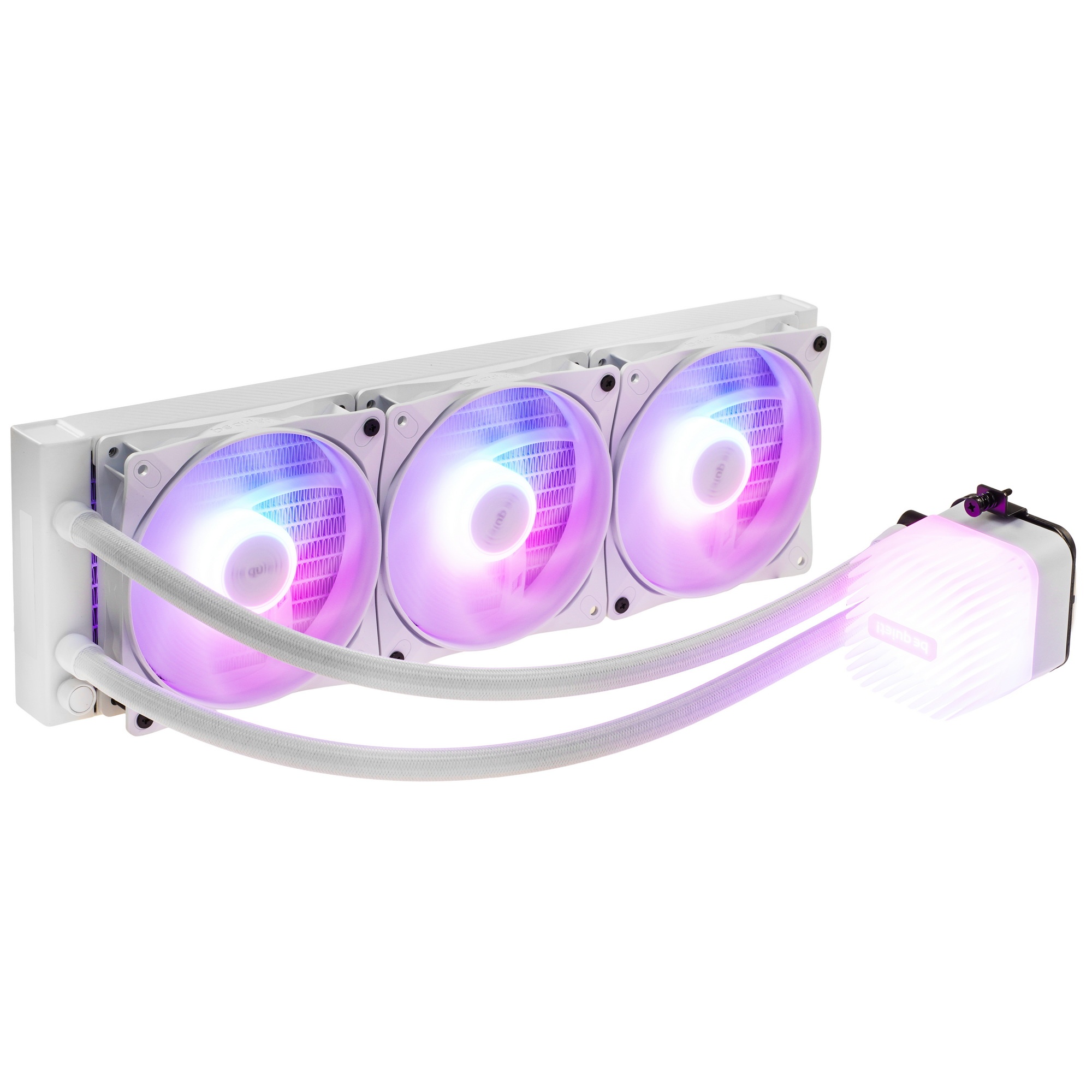 Водяное охлаждение для процессора be quiet! LIGHT LOOP 360mm white (250W, 360mm, White, ARGB/ Fans: