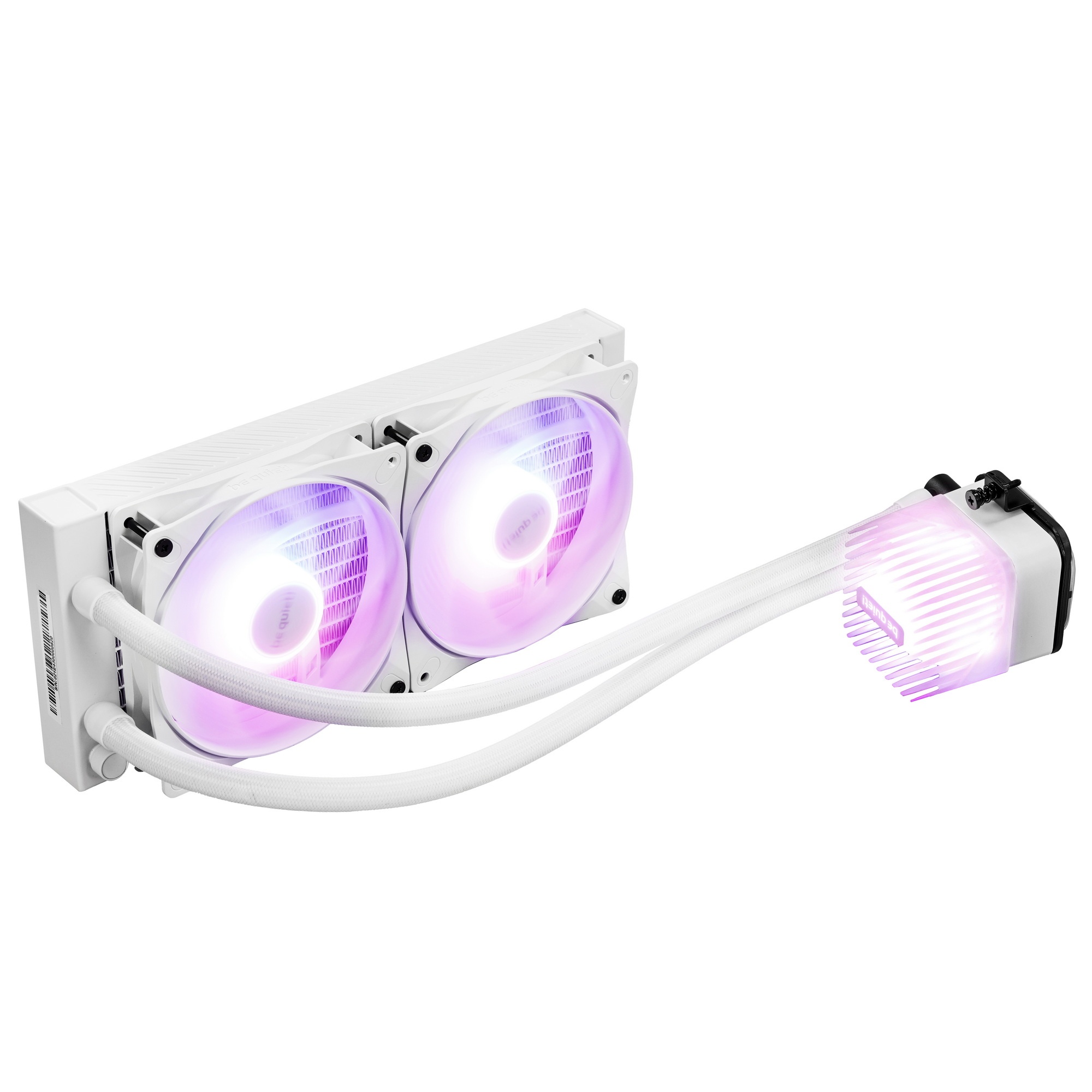 Водяное охлаждение для процессора be quiet! LIGHT LOOP 240mm white (250W, 240mm, White, ARGB/ Fans:
