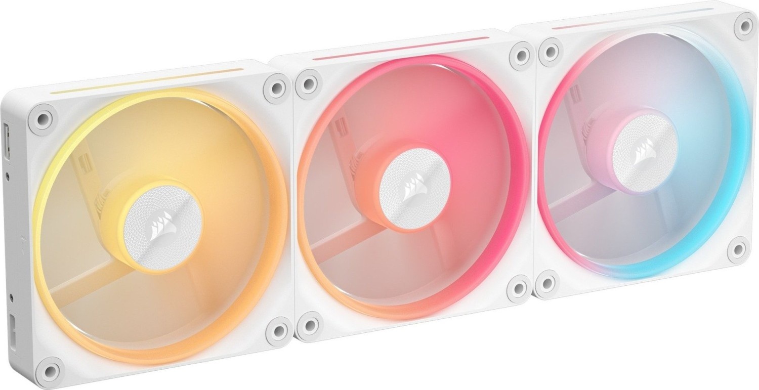 Кулер для корпуса Corsair iCUE LINK LX120-R RGB Reverse (120x120x25mm, 4-pin PWM, RGB, 66.7CFM, 37.7