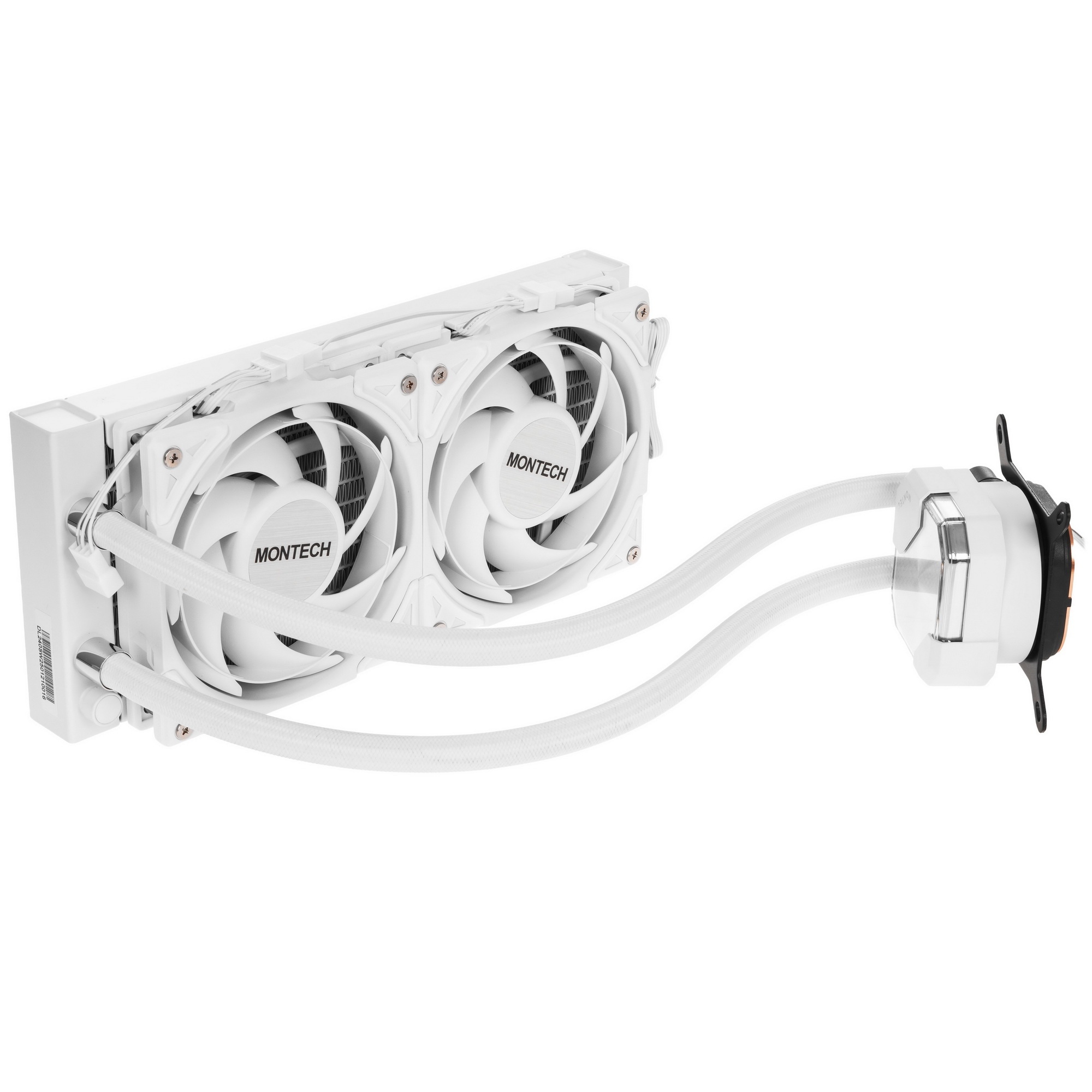 Система водяного охлаждения Montech HyperFlow Silent 240 Soc-AM5/AM4/1200/1700/1851 белый 4-pin 24.8