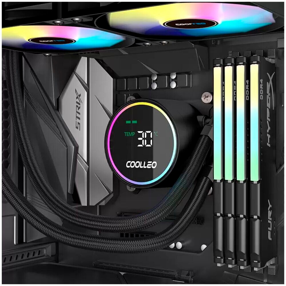 Жидкостная система охлаждения Coolleo ICE Fairy DIG 240 LITE BK (DIG-240-LITE-BK)