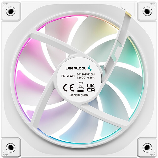 Вентилятор для корпуса Deepcool CG530 FAN BKR REVERSE ( PWM, ARGB, черный, 800-1600об/мин, 120мм) Bu