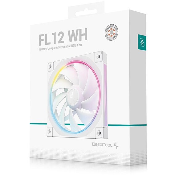 Вентилятор для корпуса Deepcool CG530 FAN BKR REVERSE ( PWM, ARGB, черный, 800-1600об/мин, 120мм) Bu