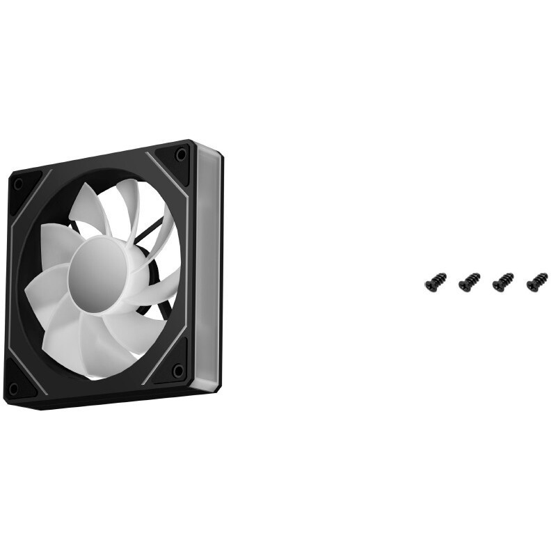 Вентилятор для корпуса Deepcool CG530 FAN BKR REVERSE ( PWM, ARGB, черный, 800-1600об/мин, 120мм) Bu
