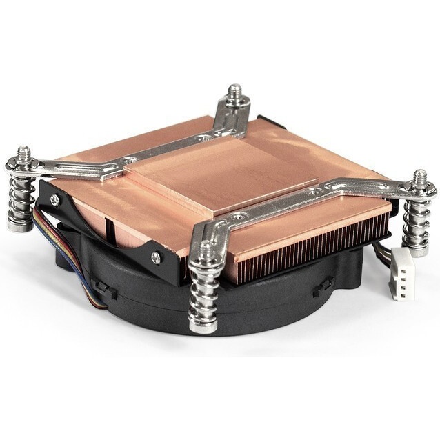 Кулер PCCooler E80 серебристый 75мм алюминий 2200rpm 22db 3-pin 65W