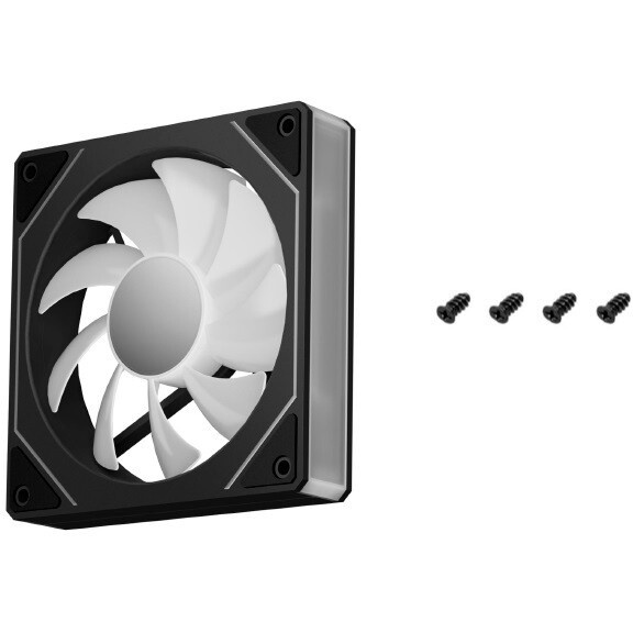 Вентилятор для корпуса Deepcool CG530 FAN BK (PWM, ARGB, черный, 800-1600об/мин, 120мм) Bulk
