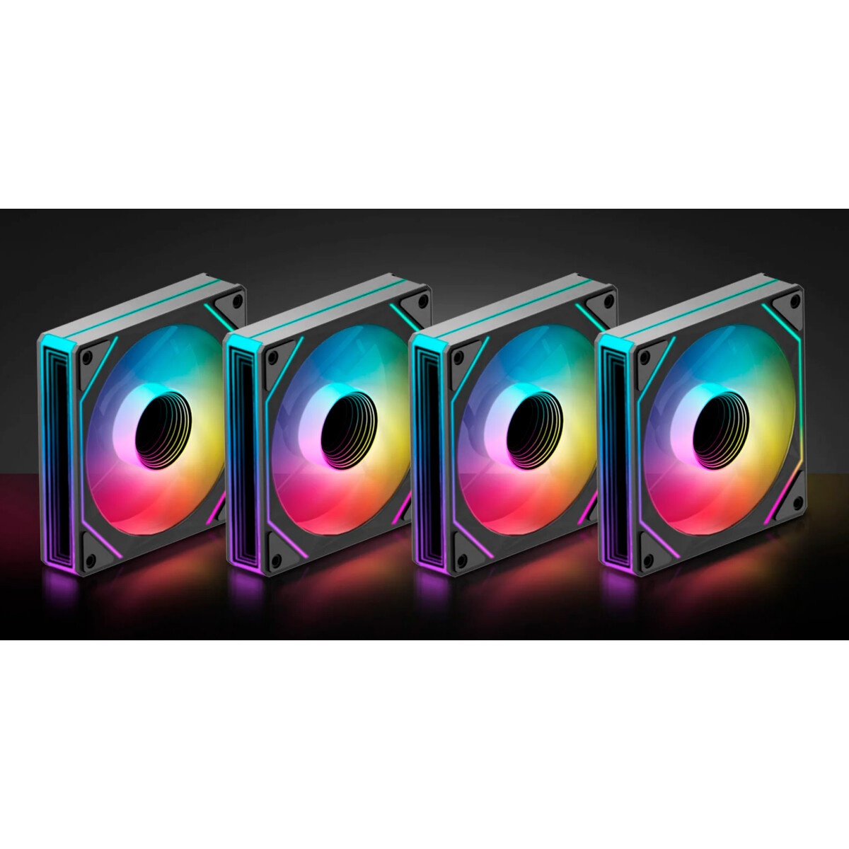 Вентилятор для корпуса Deepcool CG530 FAN BK (PWM, ARGB, черный, 800-1600об/мин, 120мм) Bulk