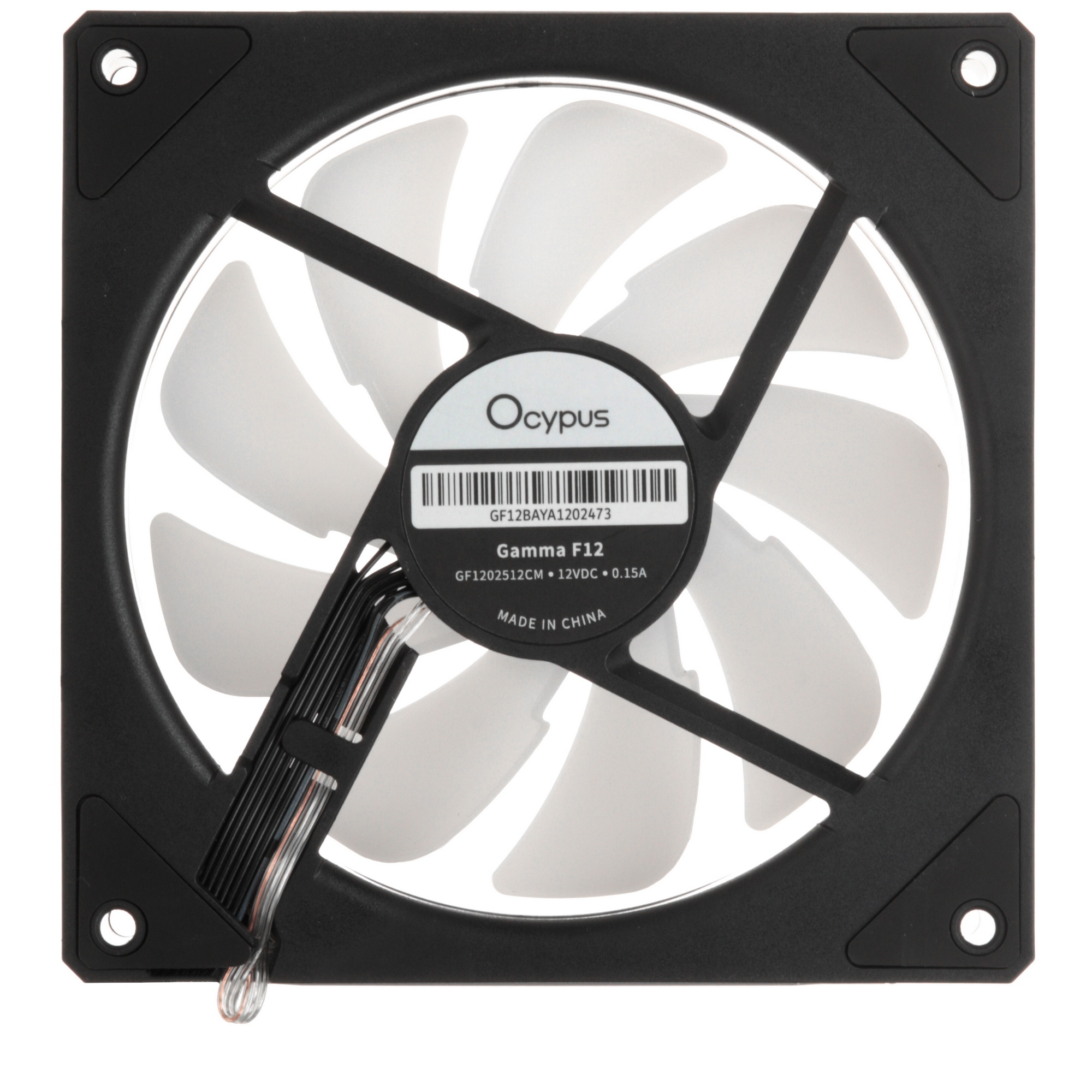 Вентилятор для корпуса Ocypus Gamma F12 ARGB BK (Gamma-F12-BK1AM00X-GL)