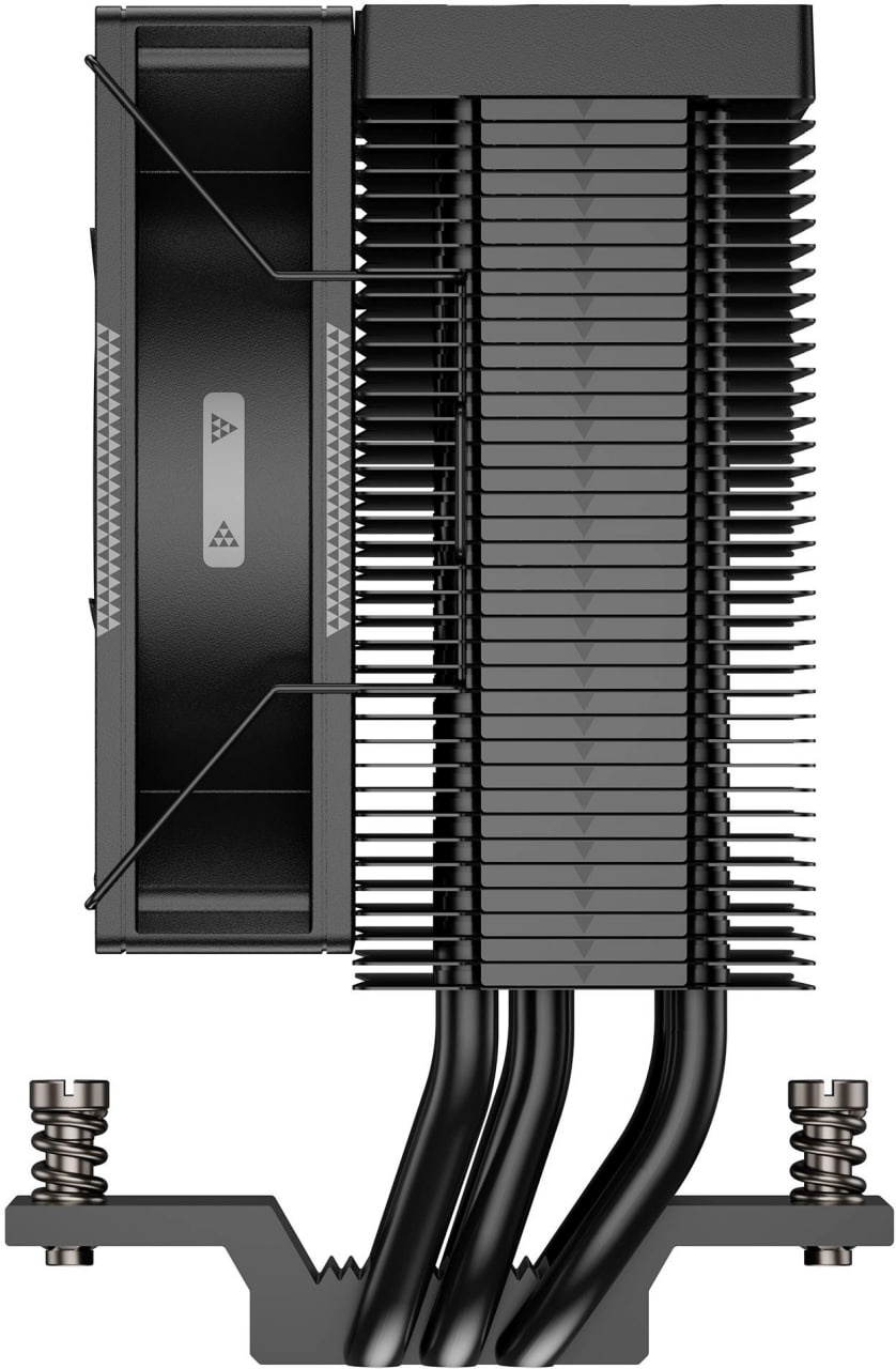 Устройство охлаждения(кулер) PcCooler R300 BK Soc-AM5/AM4/1200/1700/1851 черный 4-pin 18-30dB Al+Cu