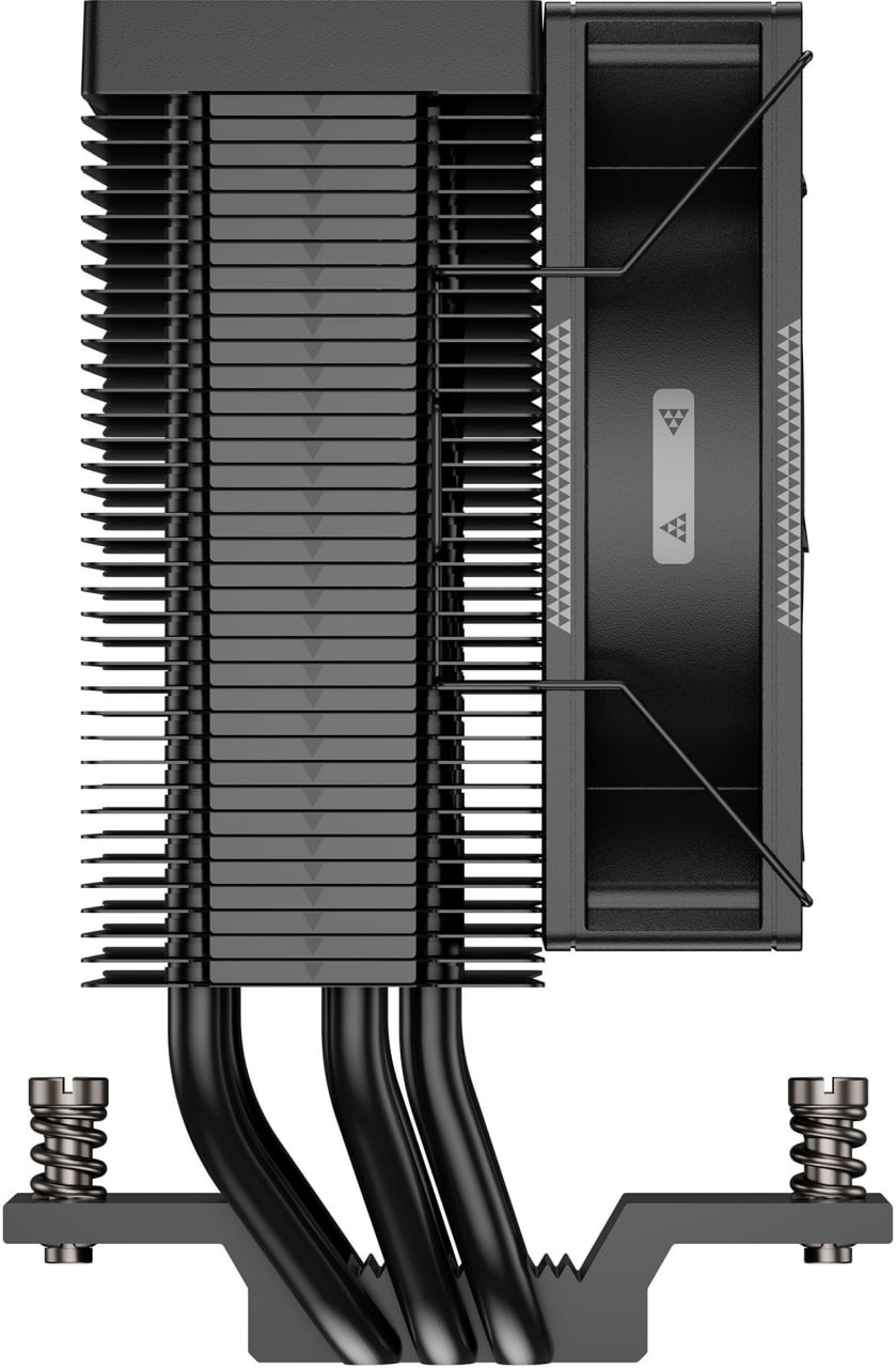 Устройство охлаждения(кулер) PcCooler R300 BK Soc-AM5/AM4/1200/1700/1851 черный 4-pin 18-30dB Al+Cu
